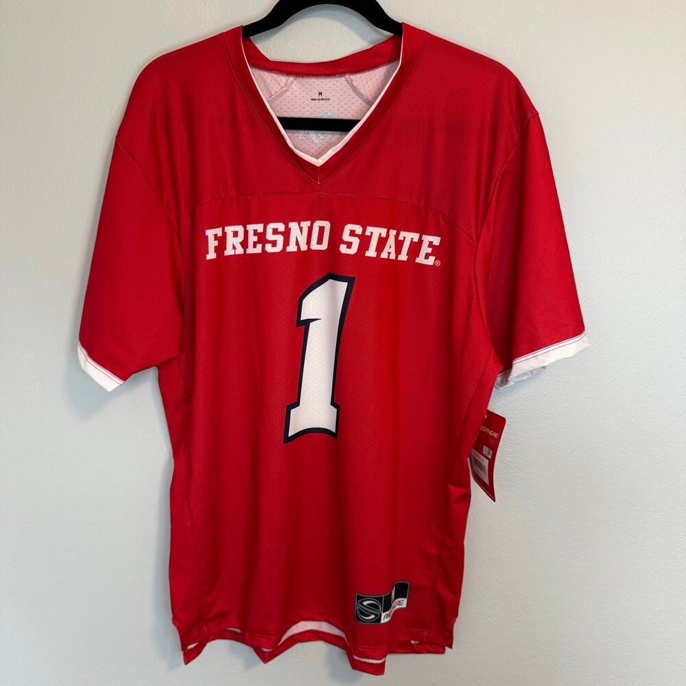 Fresno State Bulldogs NCAA Prosphere College Football Jersey Mens Size M New NWT
